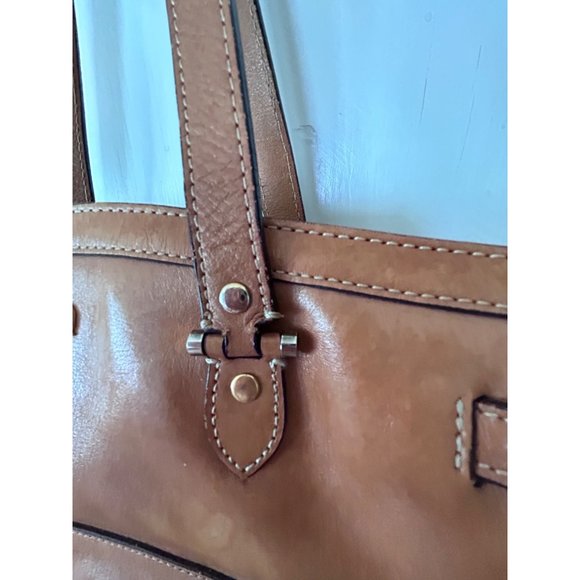 Etienne Aigner Tan Leather Handbag - Picture 5 of 13